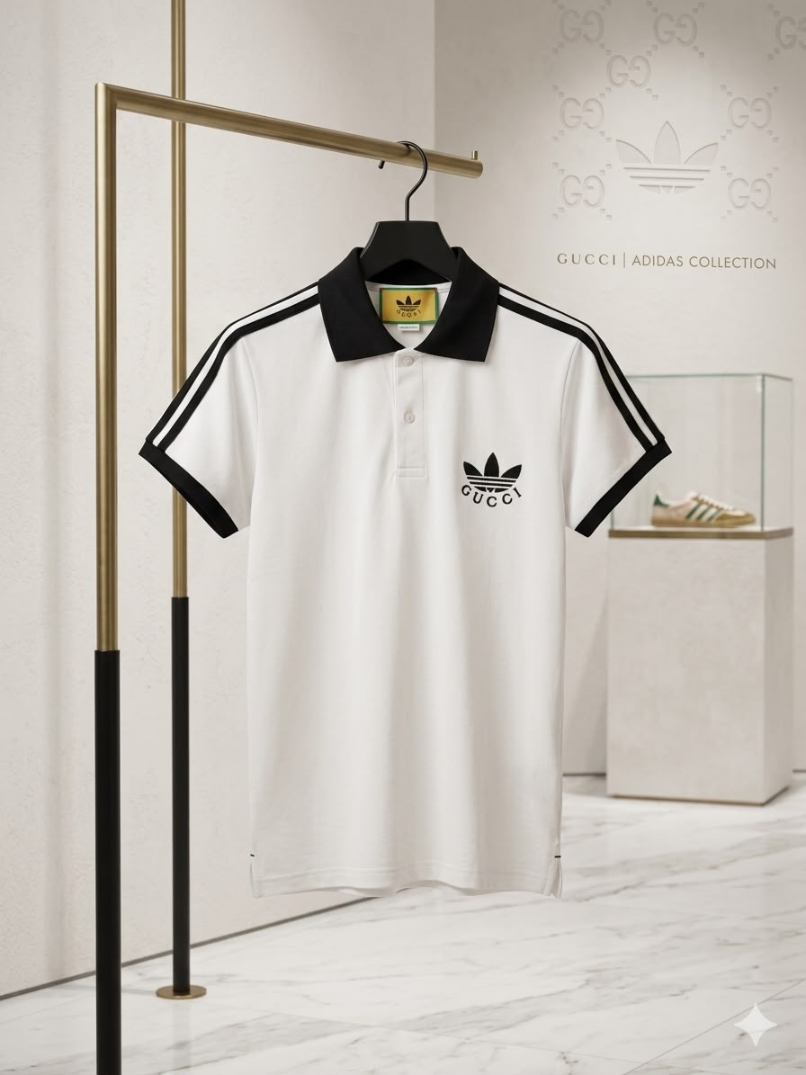 White adidas Gucci
